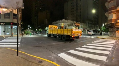 La Plata: Avanzan los trabajos de infraestructura vial en los centros comerciales, un reclamo de hace varios años