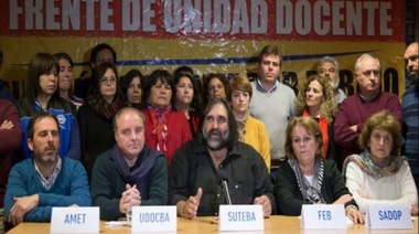 Los docentes bonaerenses pedirán apertura de paritarias en el Ministerio de Trabajo provincial