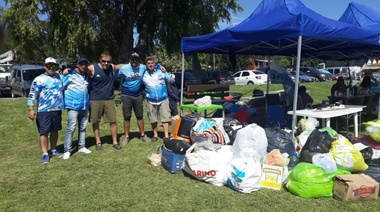 Realizaron un evento de "Kayac solidario" por el litoral