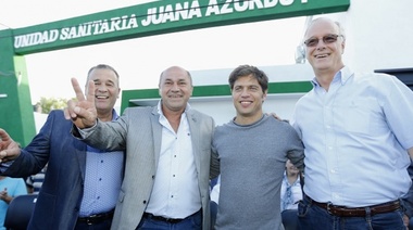 Denuncian que Secco lanzó la candidatura de Kicillof montado en una obra hecha con fondos de la gestión Vidal