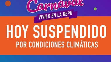 Carnaval en “La Repu”: Por condiciones climáticas, se reprogramaron para mañana los festejos