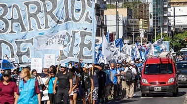 Organizaciones sociales levantaron el acampe en la 9 de julio frente a Desarrollo Social