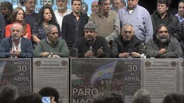 Los sindicatos moyanistas harán una movilización a Plaza de Mayo el martes, junto con el paro