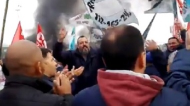 Corte de tránsito en Puente La Noria por parte de manifestantes
