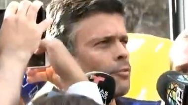 Leopoldo López: "La dictadura de Maduro se va a acabar", dijo