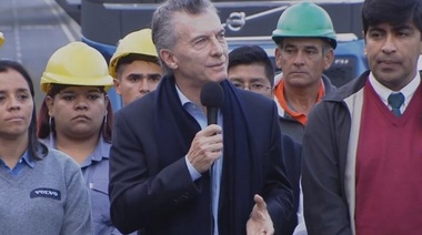 Macri en el Paseo del Bajo: "Este pavimento no es relato", dijo