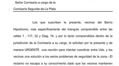 Denuncian un intento de secuestro de una joven en 117 y 32