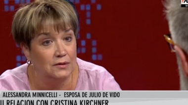 Alessandra Minnicelli: "Néstor no le hubiera soltado la mano" a Julio De Vido