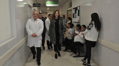 Vidal recorrió cuatro centros de salud en Ezeiza