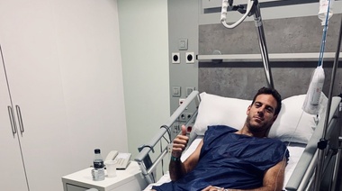 Del Potro fue intervenido "con éxito" de su rodilla en Barcelona