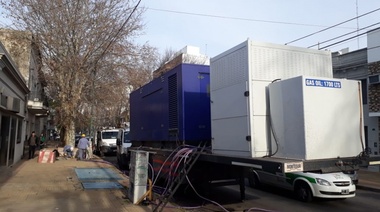 EDELAP está abasteciendo a la zona de 11 y 42 mediante un grupo electrógeno luego del incidente de ayer