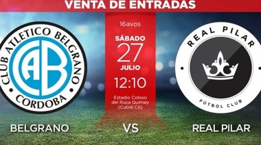 Belgrano de Córdoba y el sorprendente Real Pilar se juegan el pase a octavos en la Copa Argentina