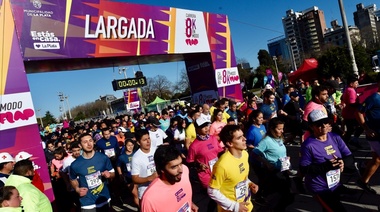 Con una gran convocatoria, La Plata vivió la carrera “8k en Modo FLAP!”