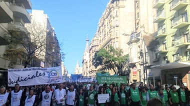Huelga de trabajadores judiciales bonaerenses en reclamo de paritarias