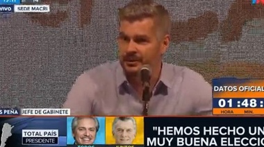 Marcos Peña: "Creemos que hicimos una muy buena elección"