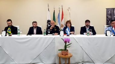 Tras 23 años, una ministra participó en el Comando Tripartito de la Triple Frontera