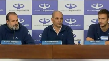 Parte del seleccionado argentino subcampeón mundial regresó al país