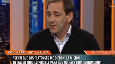 Julio Garro: “Las obras hidráulicas que hicimos a la gente no se las saca nadie”