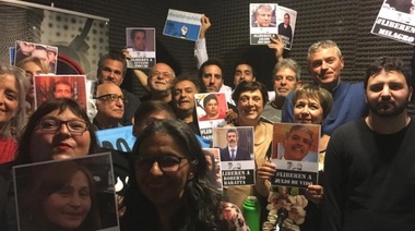Con la presencia de Mariano Bruera se inició la campaña “Navidad sin presos políticos”, y pidieron por Esteche, Boudou y De Vido