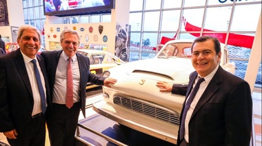 Alberto Fernández junto al gobernador Gerardo Zamora en Santiago Del Estero
