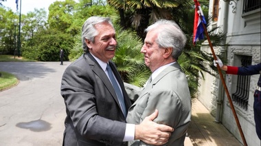 Alberto Fernández se reunió con Tabaré Vázquez