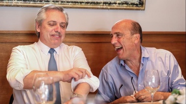 Alberto Fernández almorzó con Daniel Martínez, candidato presidencial del Frente Amplio uruguayo