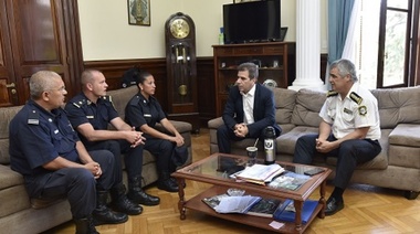 Ritondo recibió a la oficial de la policía agredida en San Nicolás que será ascendida