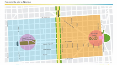 Comenzaron los cortes por el operativo especial de tránsito por la asunción presidencial