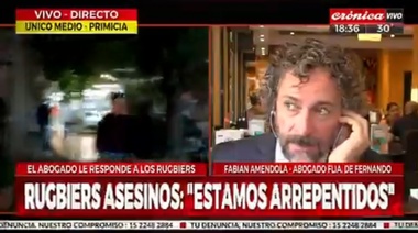Asesinato de Fernando: “Hoy por lo que vemos le corresponde perpetua a los diez” rugbiers aseguró Améndola