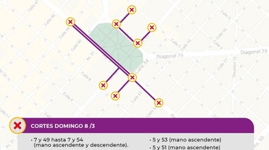 Ante la marcha por el 'Día Internacional de la Mujer', anuncian cortes de tránsito para este domingo