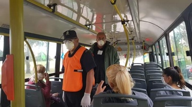 Continúan los controles en el servicio de transporte público de pasajeros en  Berisso