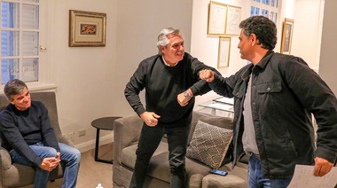El Presidente analizó con Zabaleta y Jorge Macri la asistencia financiera a municipios