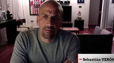 "La AFA y la Liga Profesional tienen que trabajar para que el fútbol vuelva pronto", sostuvo Verón