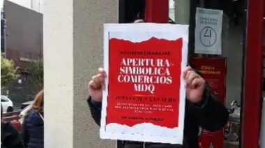 Fuerte protesta del comercio marplatense: “Queremos trabajar” dicen