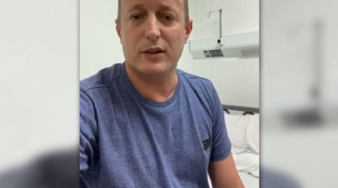 "Pasé mi mejor noche, no tuve dolores ni complicaciones respiratorias", dijo Insaurralde