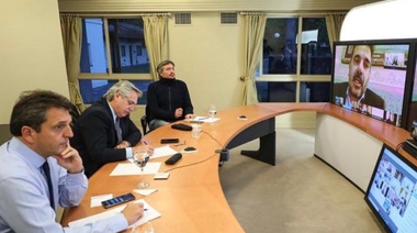 El Presidente, en reunión virtual con referentes parlamentarios de la oposición y el oficialismo