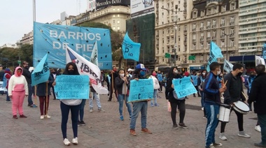 Barrios de Pie realiza una jornada nacional pidiendo por una revisión del sistema impositivo
