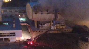 Incendio en una sala teatral del complejo del Casino de Necochea