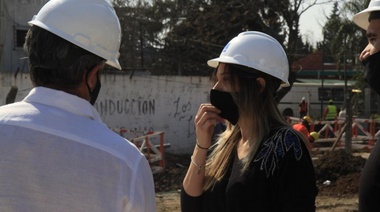 Galmarini y concejales del Frente de Todos recorrieron obras en la zona norte
