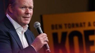 "Es un placer tener a Messi en el equipo", dijo Koeman