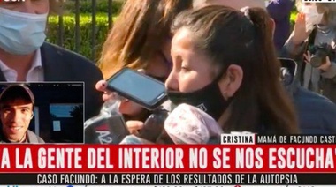 Madre de Facundo: “Hay muchísimos desaparecidos”, dijo luego de la reunión con Kicillof