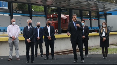 Con la presencia de Sergio Massa y Mario Meoni, quedó inaugurada la renovada estación Don Torcuato