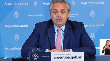 Fernández: "Es necesario minimizar las posibilidades de contagio a través del contacto"