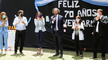 Cafiero encabezó la celebración del 70 aniversario del Hospital Materno Infrantil de Avellaneda