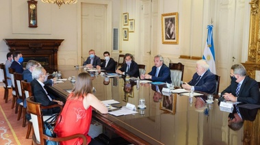 El Presidente encabezó una nueva reunión del Comité de Vacunación en Casa Rosada