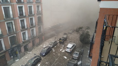 Madrid: Fuerte explosión en un edificio