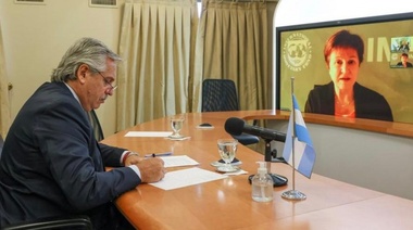 Alberto Fernández y Kristalina Georgieva dialogaron sobre nuevo programa de financiamiento