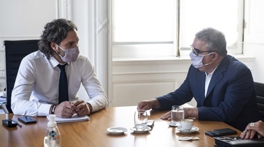 Cafiero y Jalil dialogaron sobre la ejecución de obras que estuvieron paralizadas por cuatro años