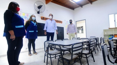 Garro inauguró las obras en un Jardín de Infantes: “Es muy importante que los chicos puedan volver a clases”