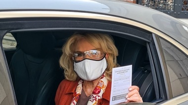 Mirtha Legrand se vacunó contra el coronavirus y agradeció al Gobierno de la Ciudad por la organización